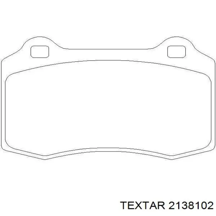 2138102 Textar pastillas de freno traseras