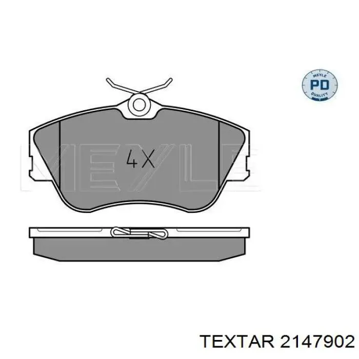 Comprar 2147902 Textar Pastillas delanteras de freno