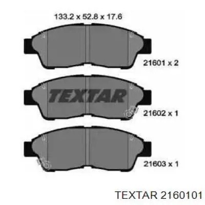 Comprar 2160101 Textar Pastillas delanteras de freno