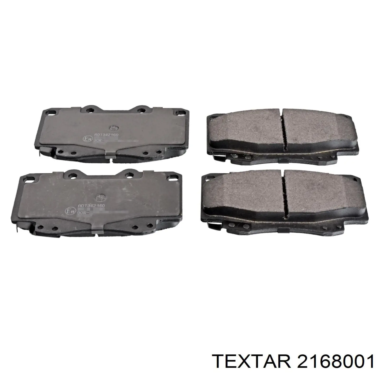 2168001 Textar pastillas de freno delanteras