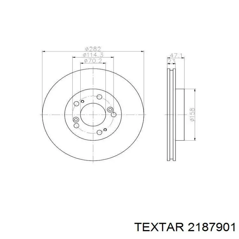 Pastillas freno delanteras Textar 2187901 precio, desde 24,24 EUR