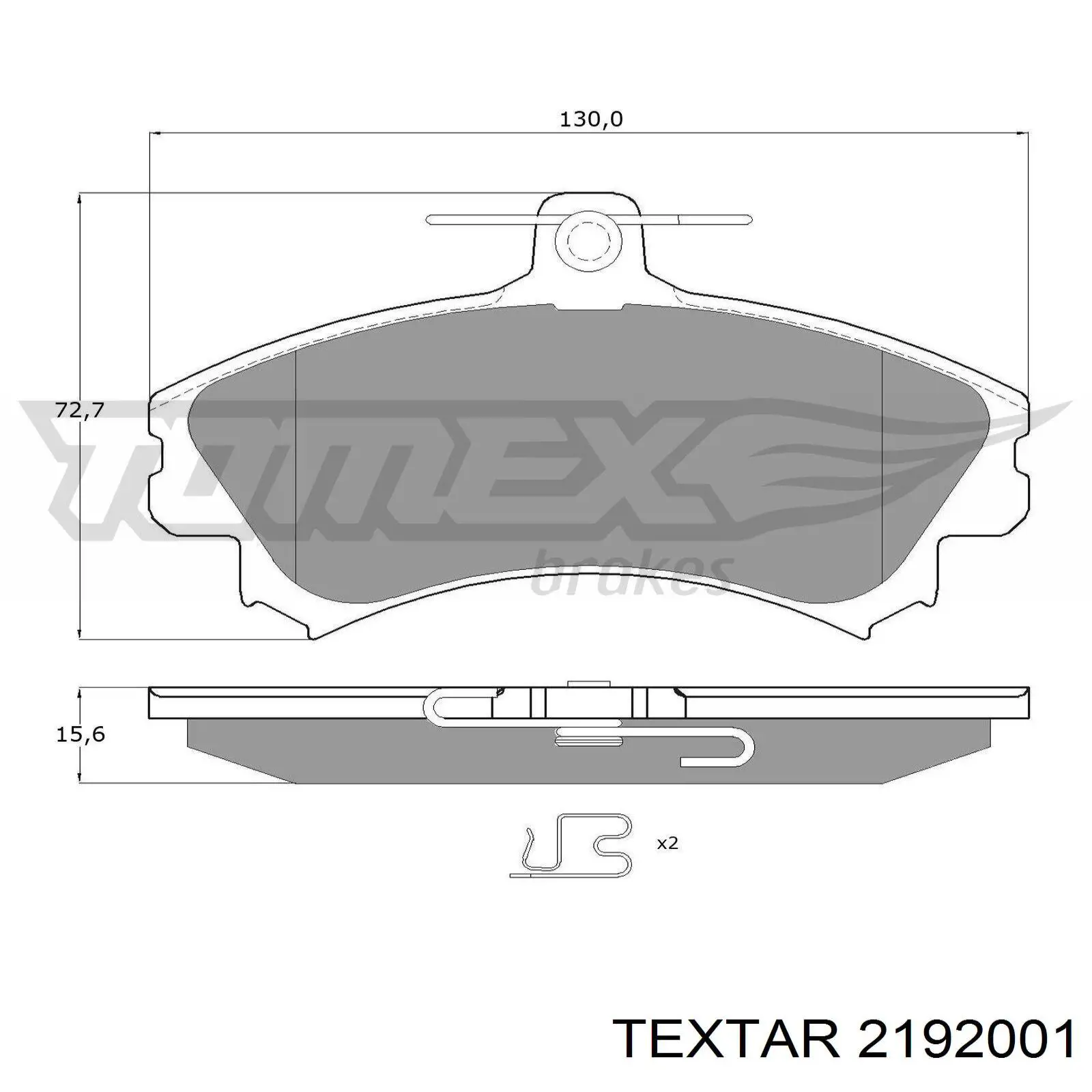 Comprar 2192001 Textar Pastillas delanteras de freno