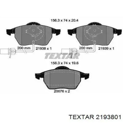 Pastillas de freno delanteras Audi A6 4F2