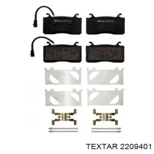 Pastillas freno delanteras Textar 2209401 precio, desde 97,74 EUR