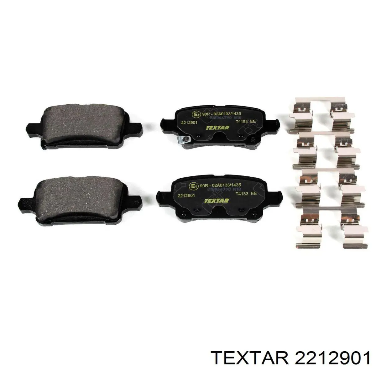 Pastillas traseras Textar 2212901