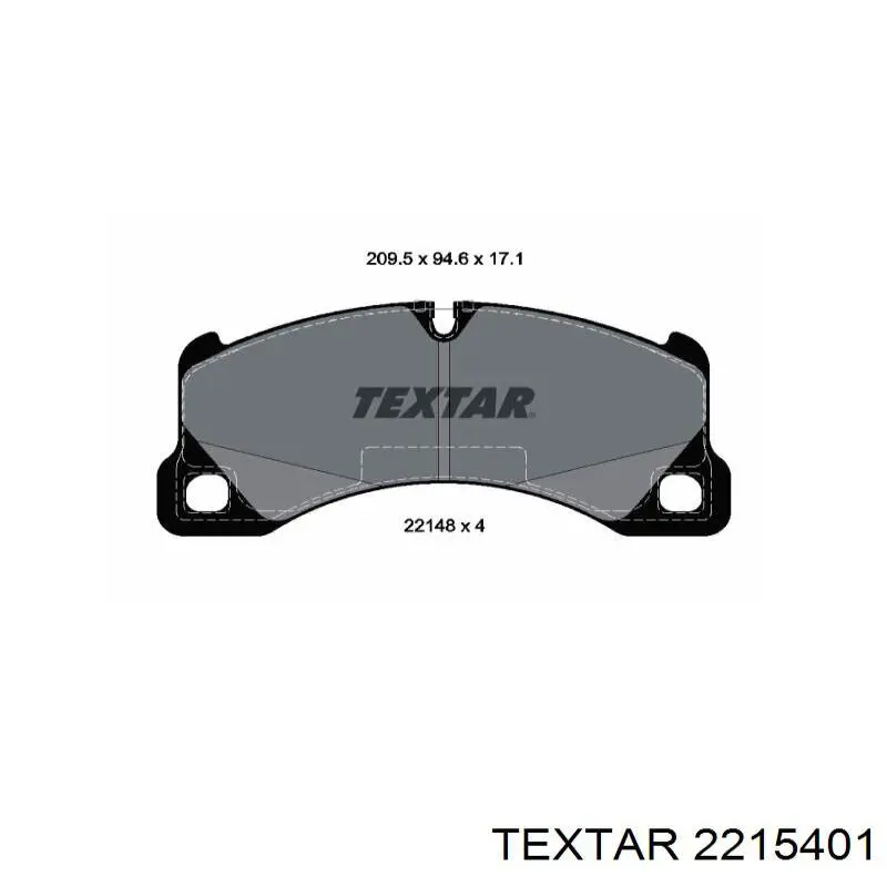 Pastillas freno delanteras Textar 2215401 precio, desde 53,62 EUR