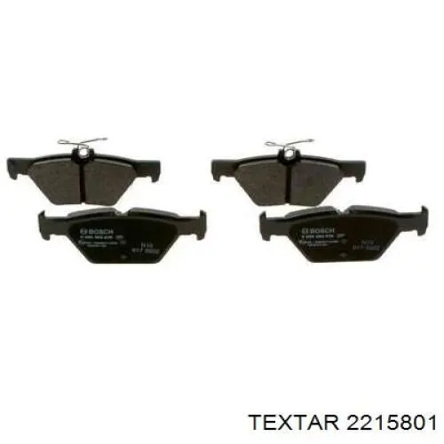 Pastillas traseras de freno Textar 2215801 precio, desde 39,43 EUR