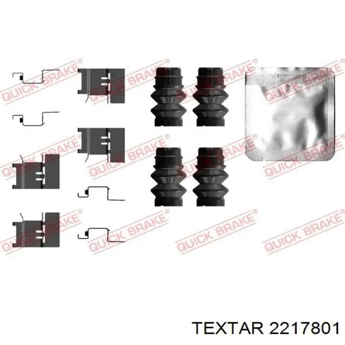 2217801 Textar pastillas de freno delanteras