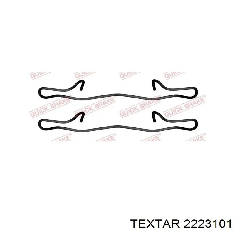 2223101 Textar pastillas de freno traseras