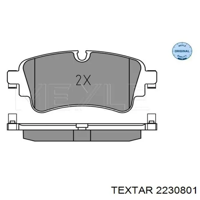 Comprar 2230801 Textar Pastillas de freno traseras