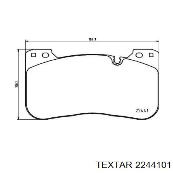 Pastillas freno delanteras Textar 2244101 precio, desde 99,65 EUR