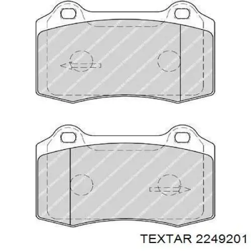 8DB 355 039-531 HELLA pastillas de freno traseras