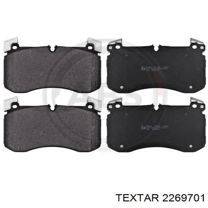 Pastillas freno delanteras Textar 2269701 precio, desde 181,41 EUR