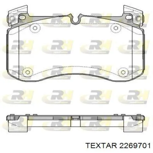 Comprar 2269701 Textar Pastillas delanteras de freno