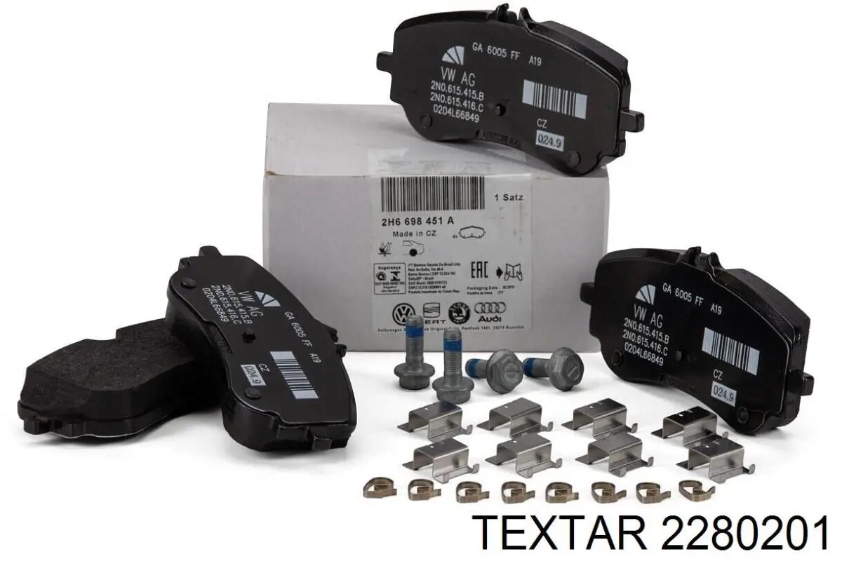 Comprar 2280201 Textar Pastillas de freno traseras