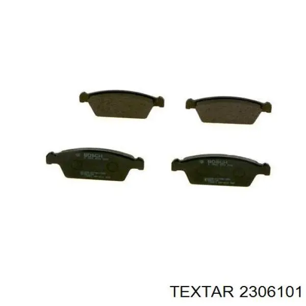 2306101 Textar pastillas de freno delanteras