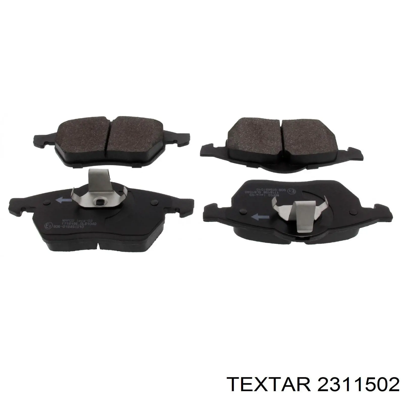 Pastillas freno delanteras Textar 2311502 precio, desde 35,97 EUR