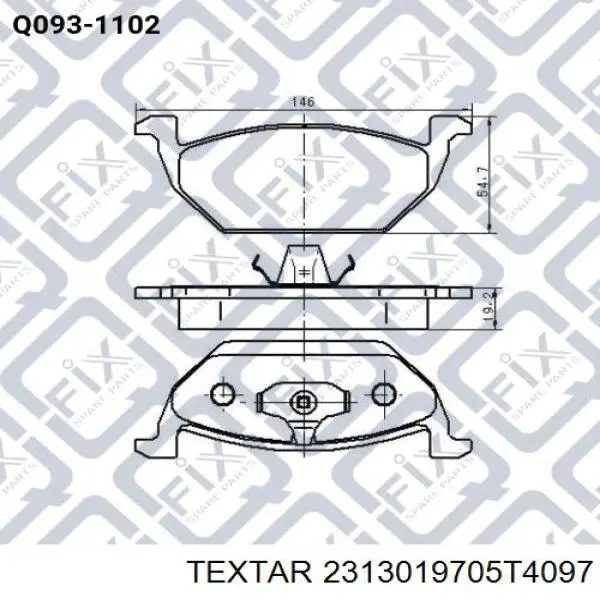 Pastillas de freno delanteras Seat Ibiza 5 KJ1, KJG