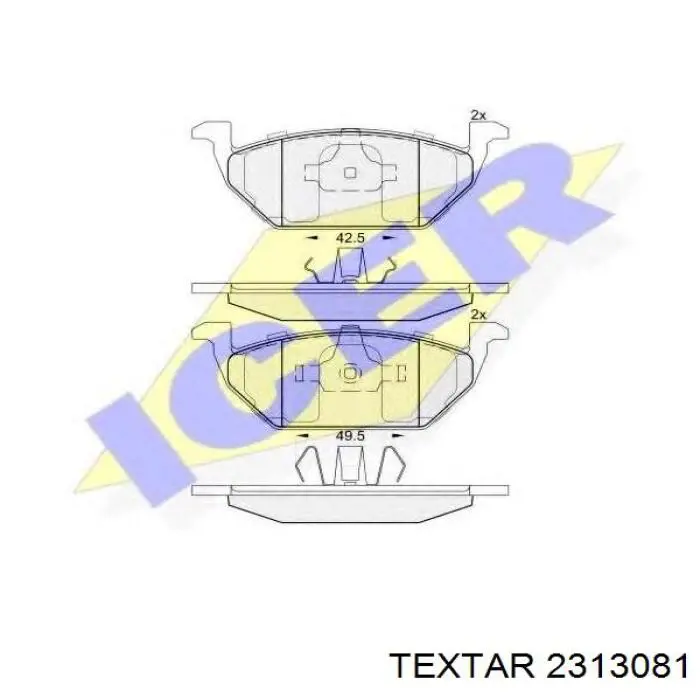 Pastillas de freno delanteras Seat Ibiza 5 KJ1, KJG