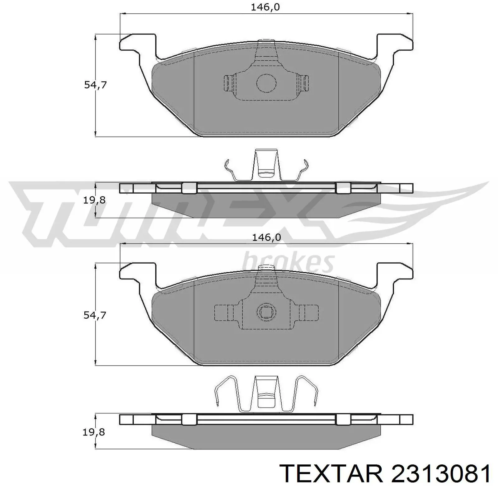 Pastillas de freno delanteras Seat Ibiza 5 KJ1, KJG