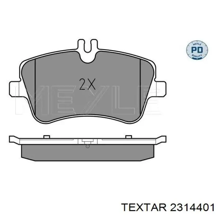 Pastillas de freno 2314401 Textar