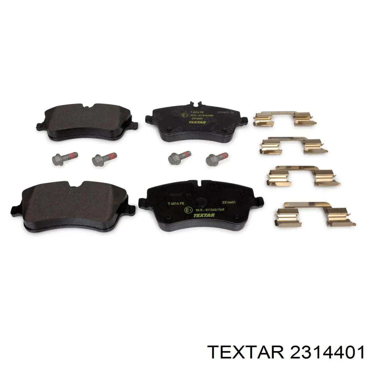 2314401 Textar Pastillas delanteras
