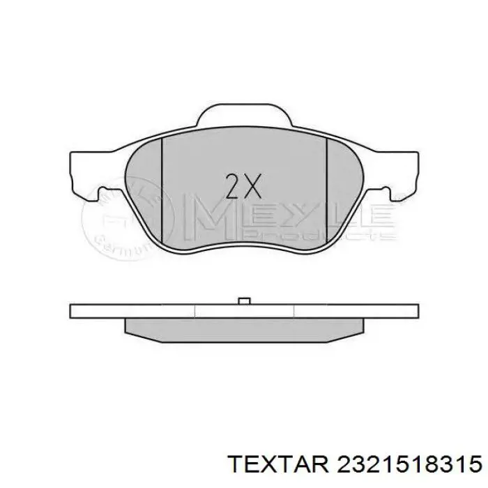 Pastillas de freno delanteras Renault Laguna 2 BG0, BG1