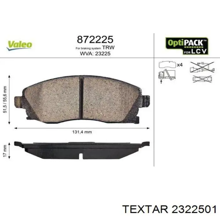 Pastillas de freno delanteras Opel Corsa F08, F68