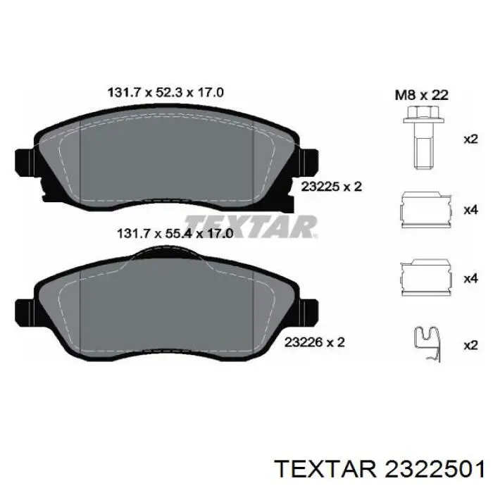 Pastillas de freno delanteras Opel Corsa F08, F68