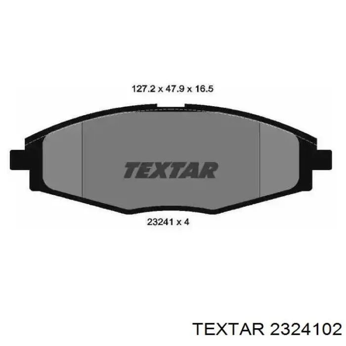 Comprar 2324102 Textar Pastillas delanteras de freno