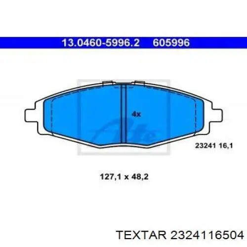 Pastillas de freno delanteras Chevrolet Spark (Matiz) M200, M250