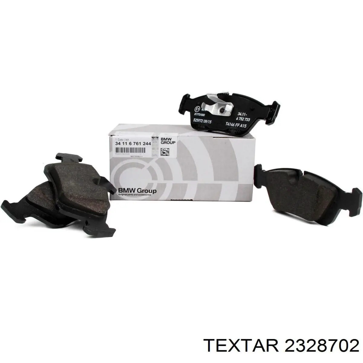 2328702 Textar Pastillas delanteras