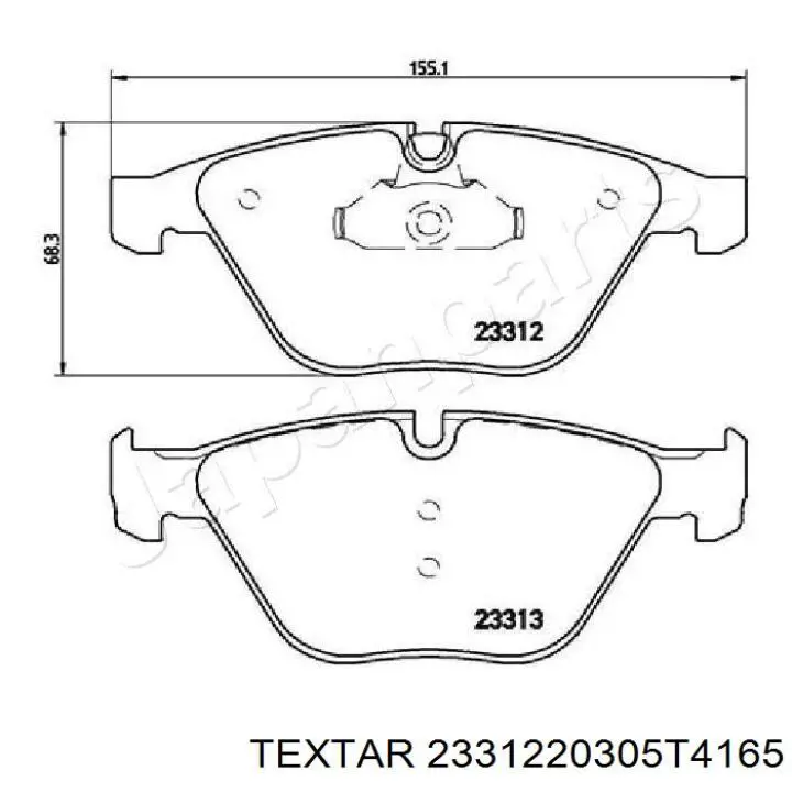 Pastillas de freno delanteras BMW 3 E90