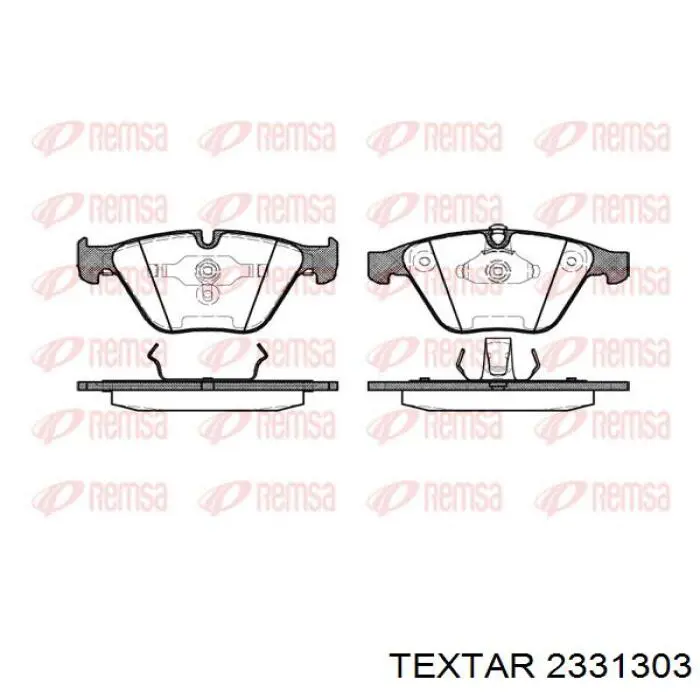 Comprar 2331303 Textar Pastillas delanteras de freno