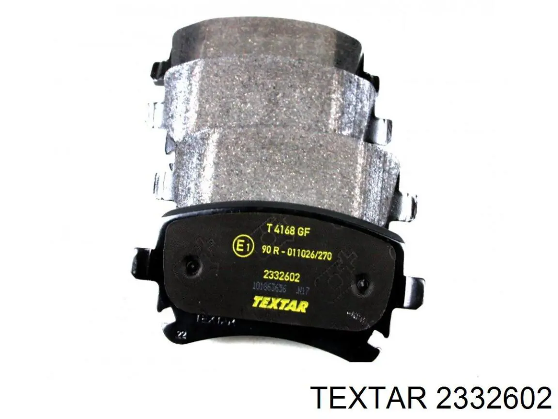 2332602 Textar Pastillas freno traseras