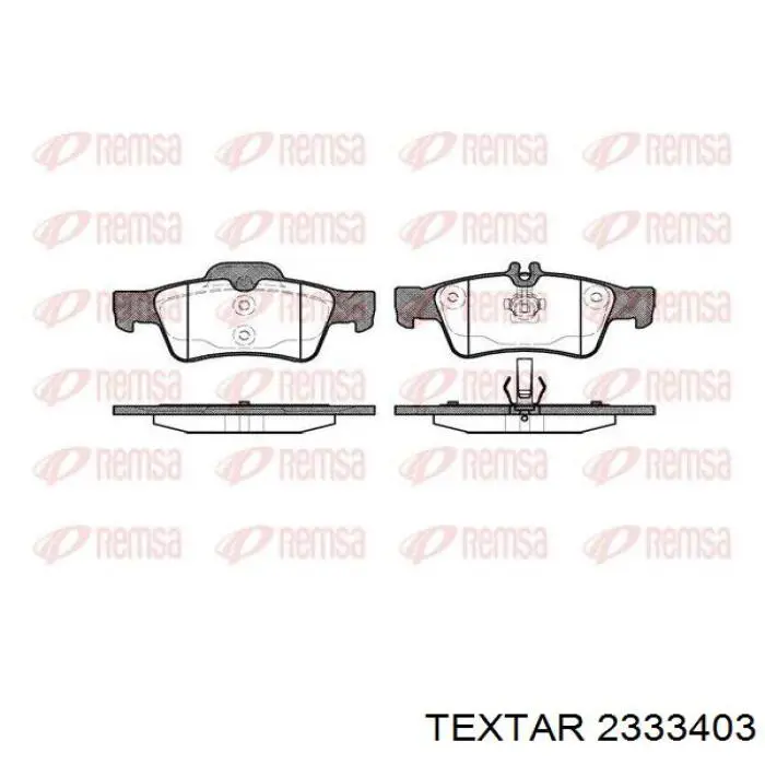 Comprar 2333403 Textar Pastillas de freno traseras