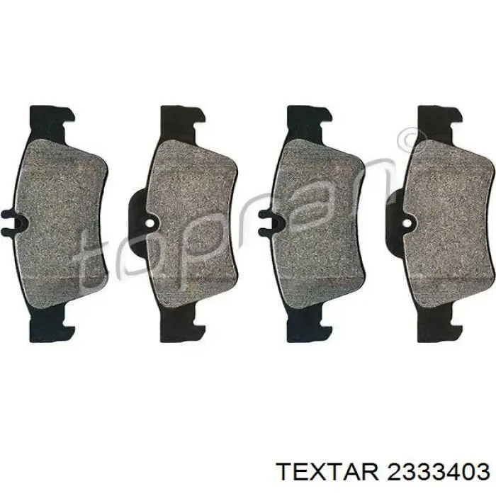 Pastillas de freno traseras 2333403 Textar