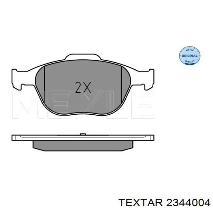 Comprar 2344004 Textar Pastillas delanteras de freno