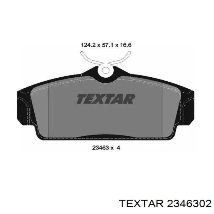 Comprar 2346302 Textar Pastillas delanteras de freno