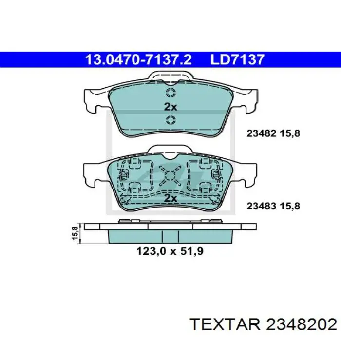 Pastillas de freno traseras Renault Espace 4 JK0