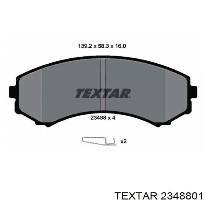Pastillas freno delanteras Textar 2348801 precio, desde 23,69 EUR