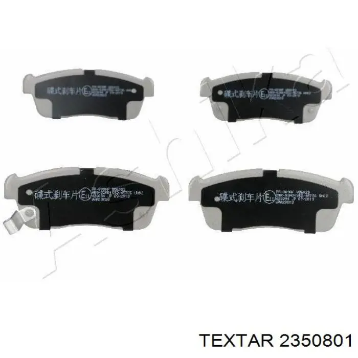 2350801 Textar pastillas de freno delanteras