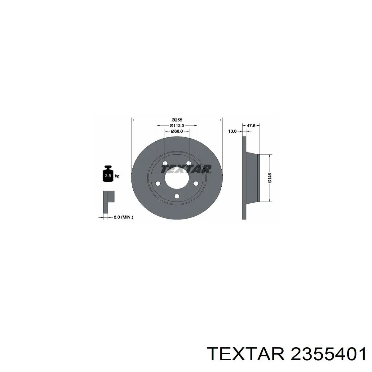 Pastillas traseras de freno Textar 2355401 precio, desde 26,30 EUR