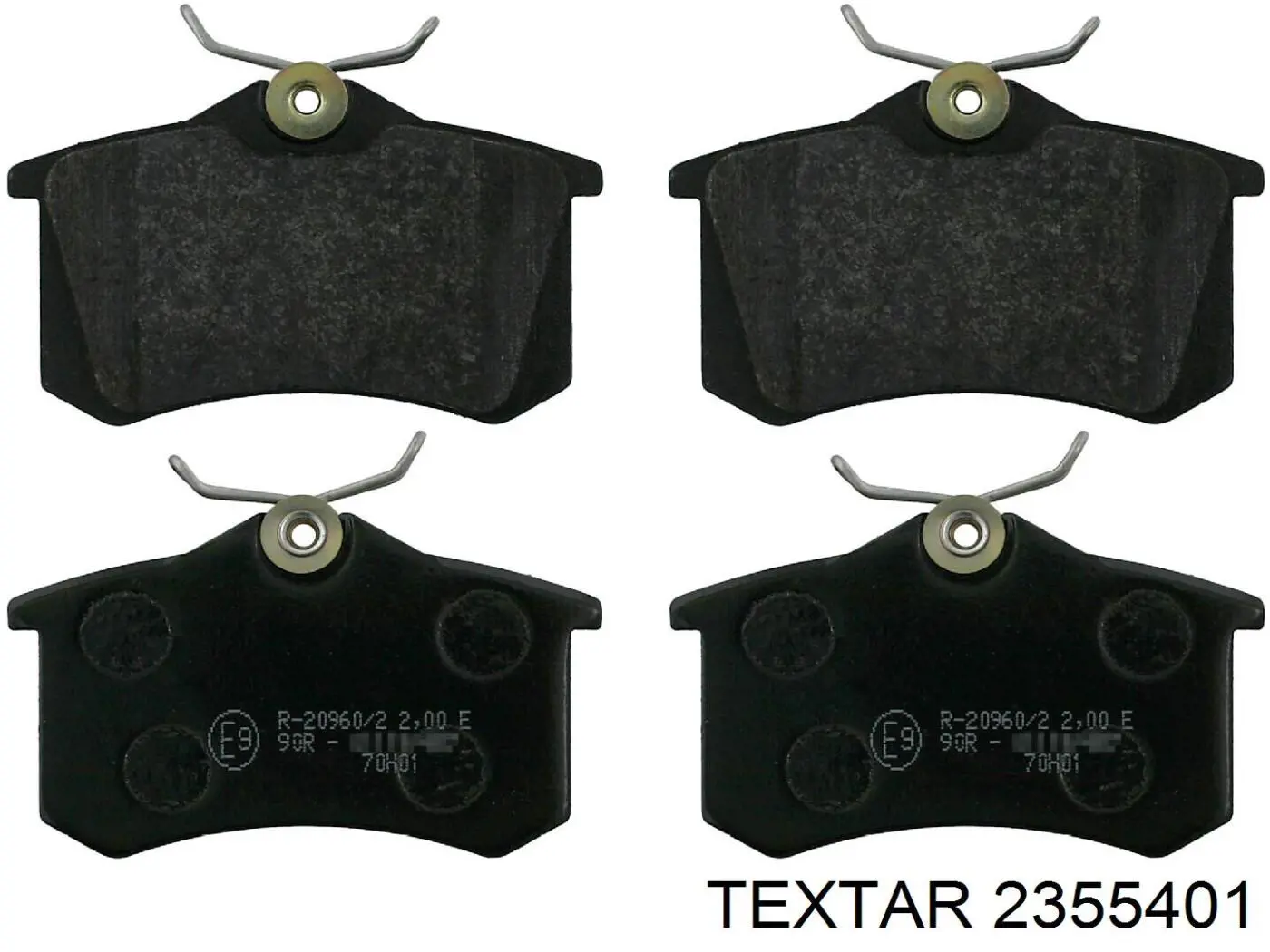 2355401 Textar Pastillas freno traseras
