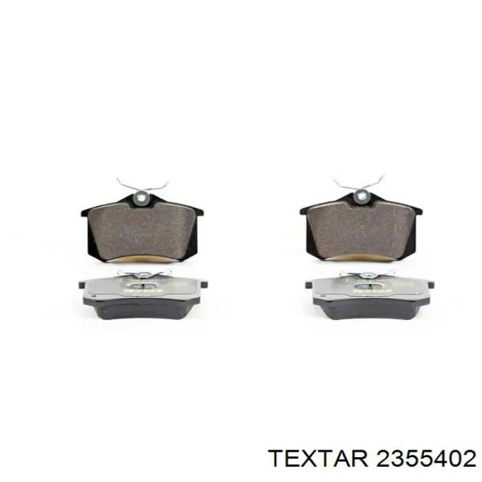 Pastillas de freno traseras 2355402 Textar
