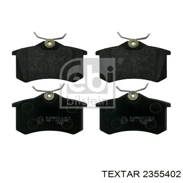 2355402 Textar Pastillas freno traseras