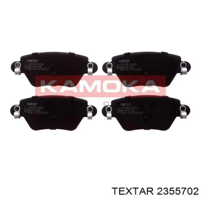 Pastillas de freno traseras 2355702 Textar