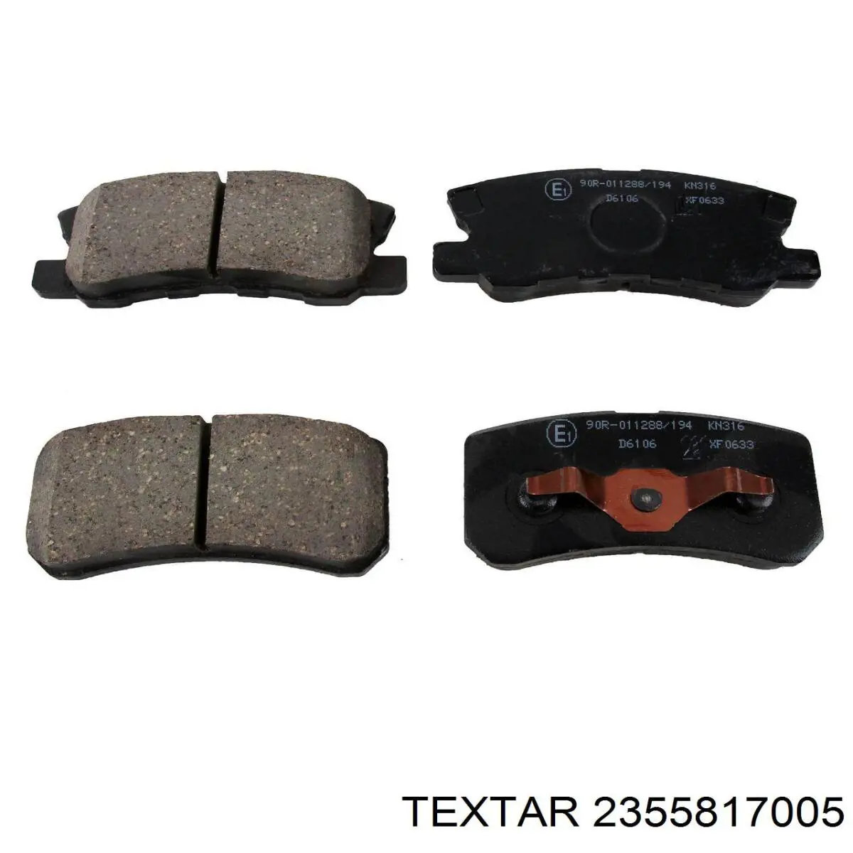 Pastillas de freno delanteras Subaru Legacy 3 BE, BH