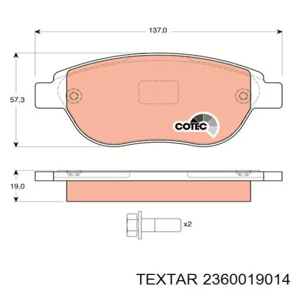 Pastillas de freno delanteras Citroen C3 1 FC