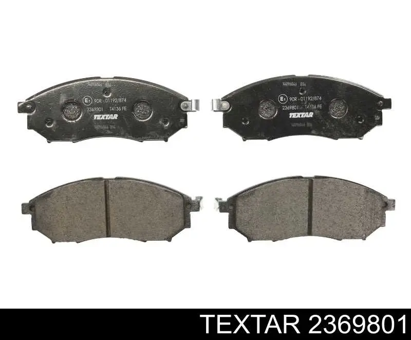 Comprar 2369801 Textar Pastillas delanteras de freno